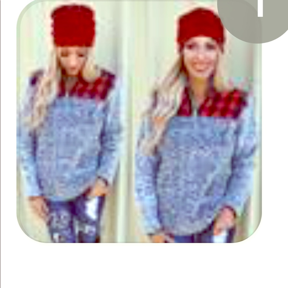 Lace Cactus Grey Sherpa & ❤️🖤buffalo Plaid design